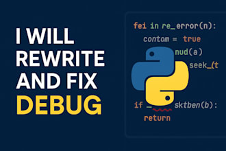 write, fix bug or review your python code cpp html javascript css python django