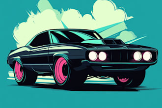 create unique t shirt designs or your vehicle t shirt design