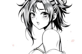 drawing a comic manga character concept nsfw