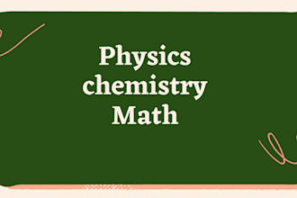be your math, algebra, physics,chemistry and organic chemistry tutor