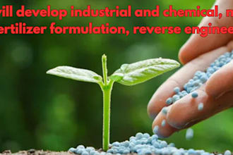 develop industrial and chemical, npk fertilizer formulation, reverse engineer