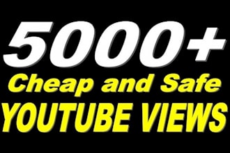get you 5000 youtube views very high quality