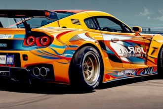 make a develop car wrap design or vehicle signage for you
