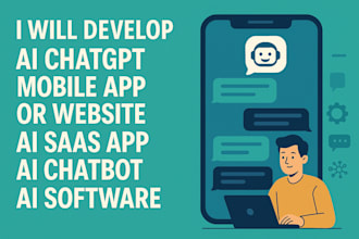 develop custom ai software, ai website, ai chatbot and ai mobile app for you