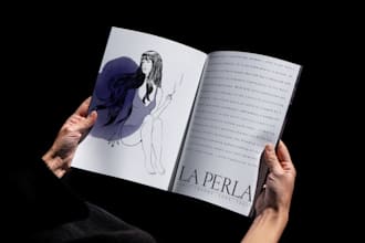 draw a fashion or editorial illustration, sketch, commercial
