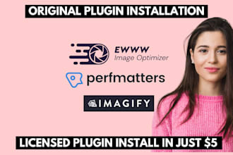 install ewww, imagify pro, perfmatters, acf pro, wpml wordpress plugin