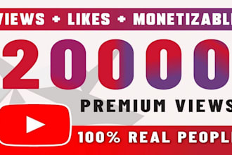 do organic watch hours 20k views for youtube monetization