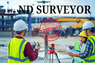 do land survey report building permit landscape architect and land surveyor