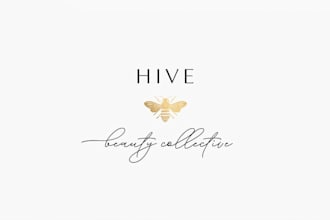 design a hand drawn luxury custom cosmetics and beauty logo