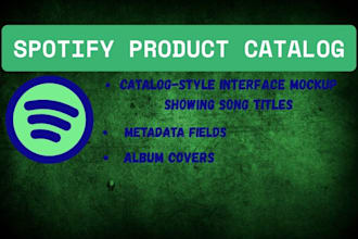 create and manage your spotify product catalog with precision and speed