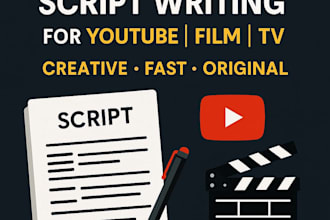 write powerful and cinematic scripts for youtube, short films, and dramas