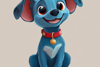 create a disney pixar style portrait for mothers  art