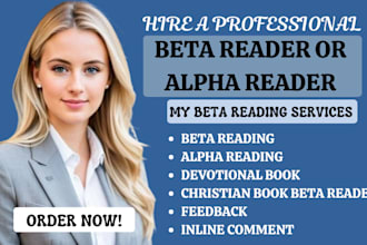 alpha read or beta read your christian book