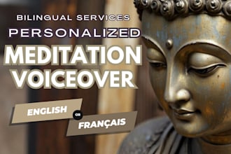 record a personalized male voiceover guided meditation