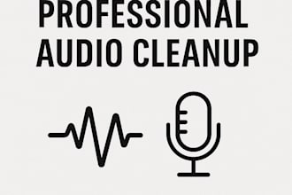 clean and fix your audio to sound clear and professional