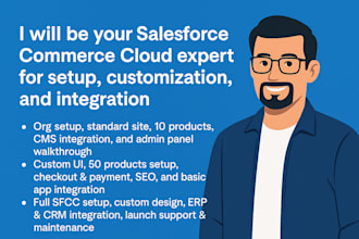 be your salesforce commerce cloud expert for setup customization and integration