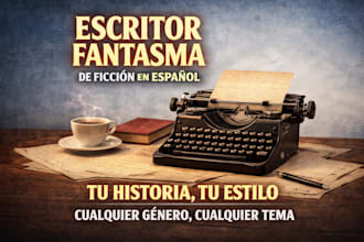 be your spanish ghostwriter, escritor profesional en español