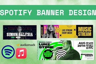 do custom spotify banner for artists to boost streams and brand impact