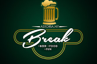 design powerful professional break bar logo