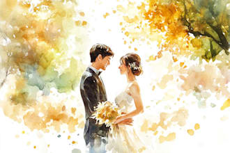 paint a custom watercolor illustration