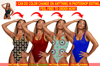 do bulk 100 photos change color of your clothing,product,etc