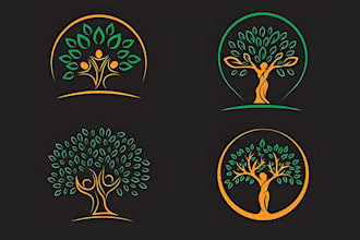 make a modern nonprofit, welfare, charity, foundation and organization logo
