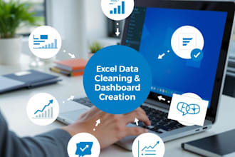 clean data and create excel dashboards
