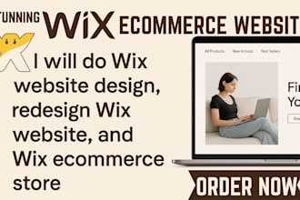 wix website design redesign wix website wix ecommerce store wix studio website