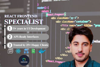 build scalable react UI with typescript and integrate apis