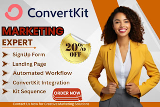 be your convertkit expert email marketing klaviyo kit automation expert