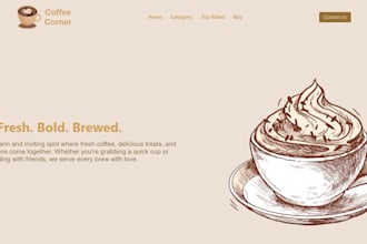 build static website using HTML CSS and javascript