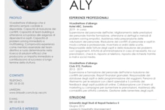 il tuo curriculum CV resume in formato moderno e digitale