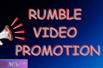 do organic rumble promotion to make standout