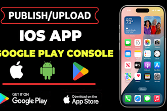 publish, upload an IOS app or game on your or my old app store console