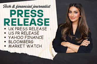 do UK press release, US press release, yahoo finance, dofollow backlinks