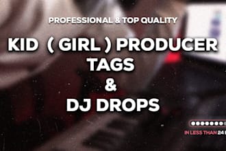 create custom kid producer tag to make you stand out