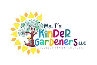do a unique childcare, daycare, baby shop, school and kids logo design