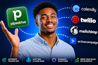 integrate pipedrive twilio calendly activecampaign wordpress zapier workflows