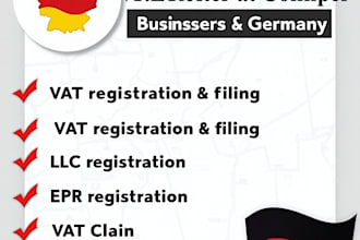 help you with preparing german vat, corporate tax return filings via elster