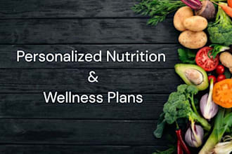 create personalised diet and nutrition plans for your health goals