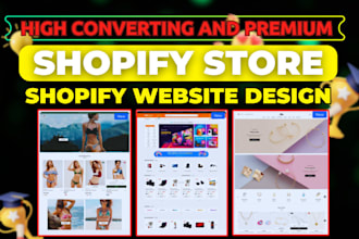 design premium shopify ecommerce store