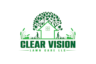 do clean lawn care landscape agriculture farm and organic business logo