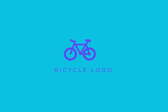 make modern  bicycle spare parts logo or any design