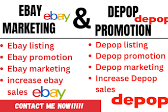 do ebay depop store promotion to increase ebay traffic and sales depop marketin