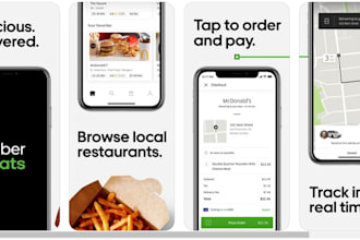 develop logistic app, food delivery app, gojek app, uber eat app, tracking app