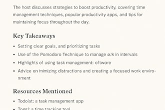 write podcast show notes for your podcast