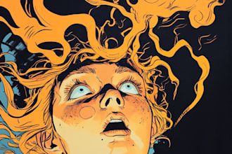 comic book illustration with comic book illustrator