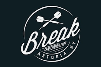 design attractive high quality break bar logo
