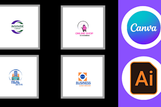 create any canva logo and social media kit within 24 hours