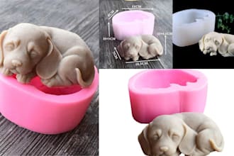 do 3d silicone mold chocolate mold injection molding jewelry mold soap mold